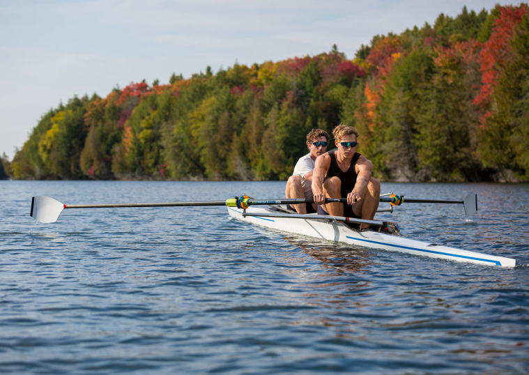 The new Concept2 comp sweep blade on the water