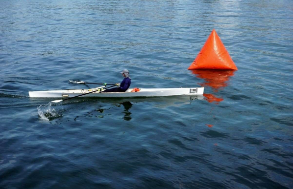 ben rounding the bouy