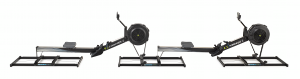 Two RowErgs on Slides